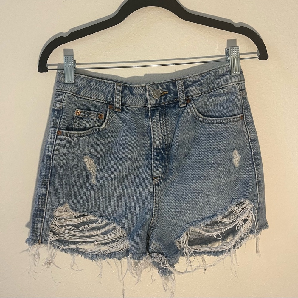 High Waisted Mom Denim Shorts